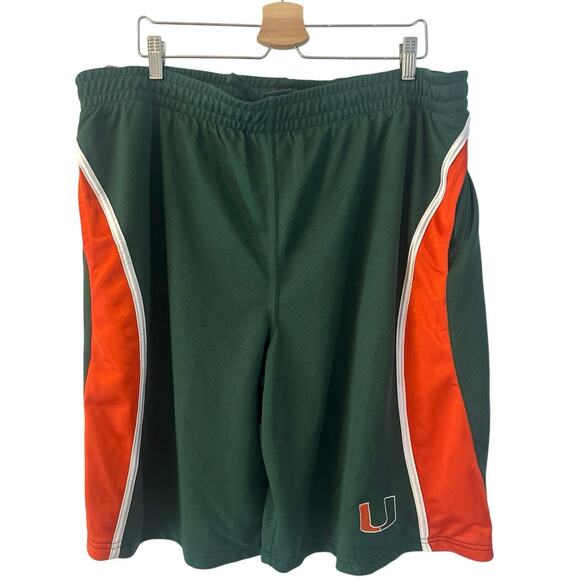 University of Miami Hurricanes men’s shorts 2XL 2XG like new condition - Picture 2 of 6